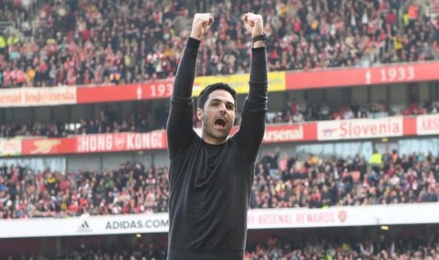 阿尔特塔：争四就像坐过山车 今天我们很幸运